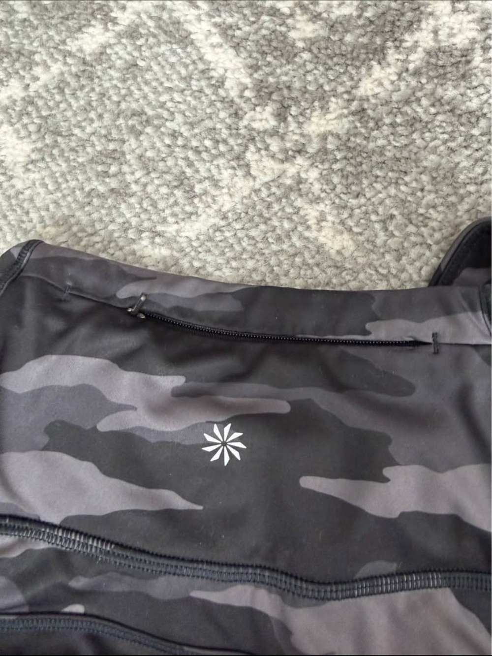 Athleta Gray & Black Camo Skirt, XS - Picture 4 of 4